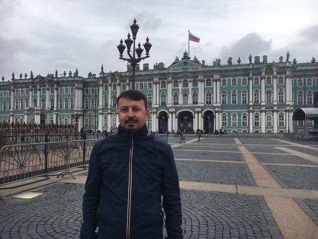 Ermitaj, St. Petersburg, 13 Eylül 2017.